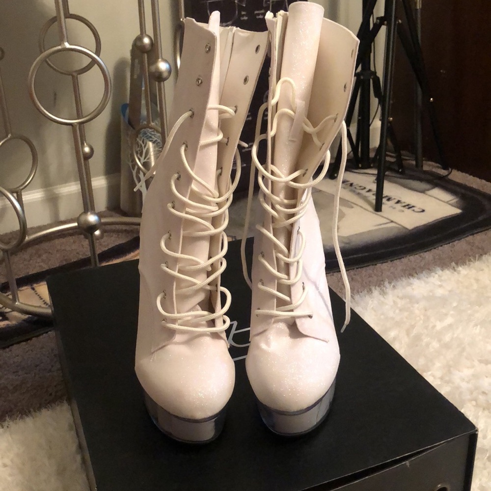 Glitter Iridescent Platform Boot - image 2